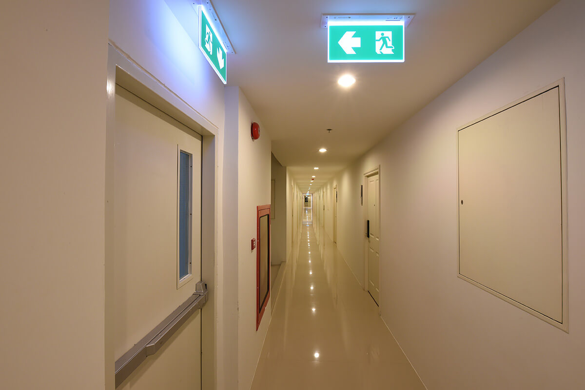 Emergency Exit Lighting Installation